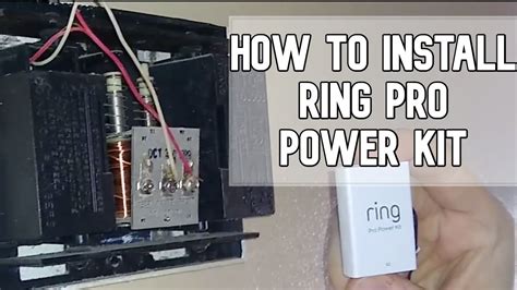 ring doorbell pro doorbell junction box|ring pro power kit installation instructions.